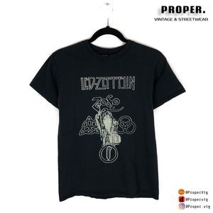 Led zeppelin T Shirt Navy Blue Band Tee